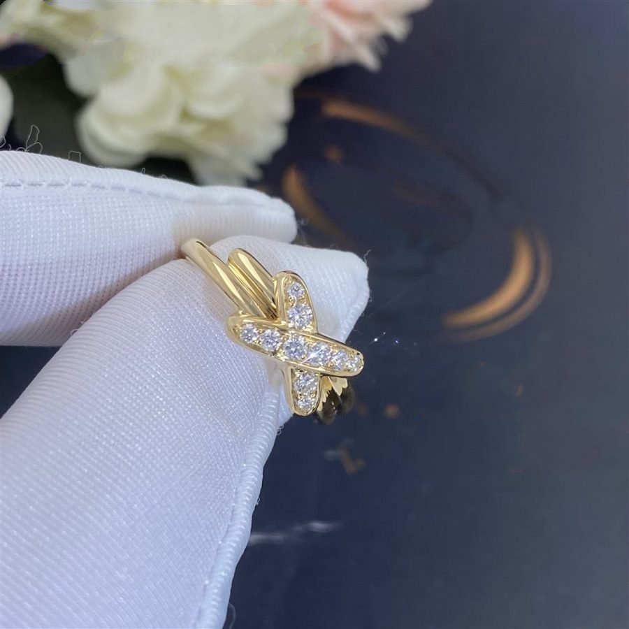 Chaumet Jeux de Gold Cubic Zirconia Ring