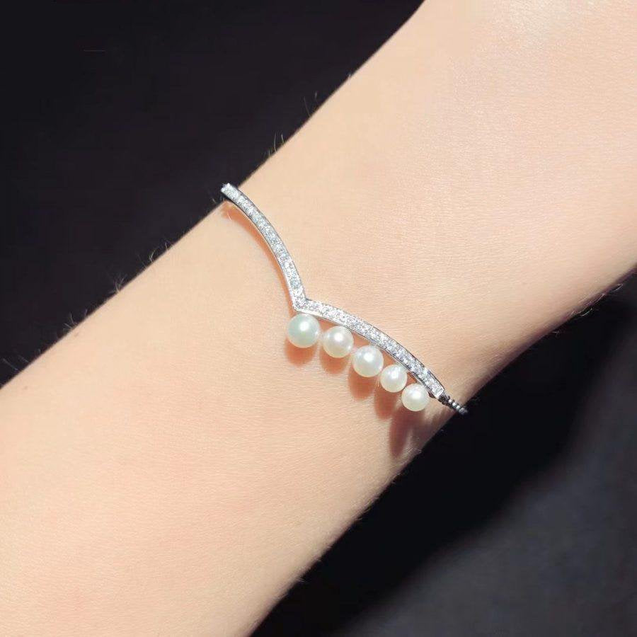 Chaumet Josephine Bracelet Silver Cubic Zirconia