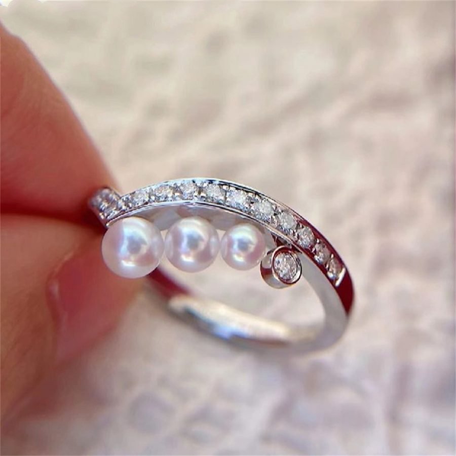 Chaumet Josephine Silver Cubic Zirconia Ring