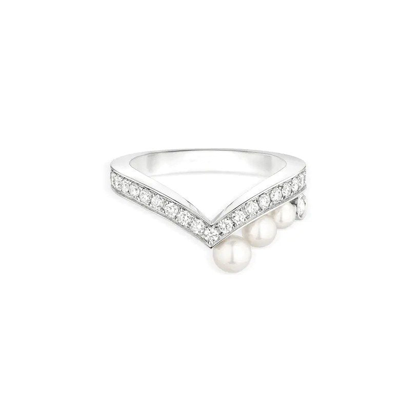 Chaumet Josephine Silver Cubic Zirconia Ring