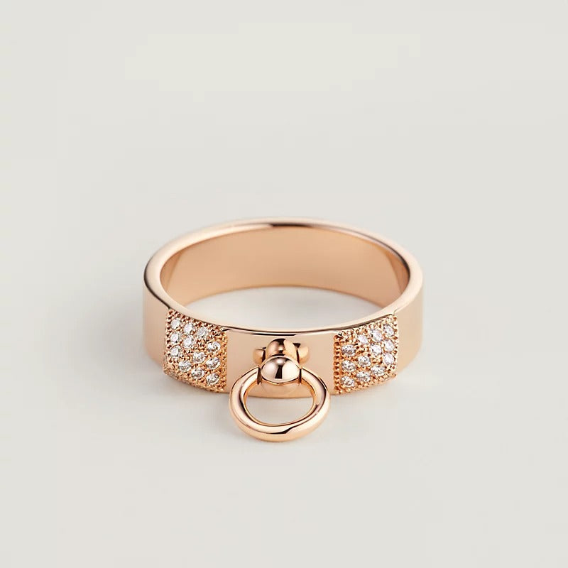 Hermes Cdc Cubic Zirconia Small Ring