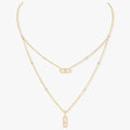 Messika Move Uno 2 Row Cubic Zirconia Necklace