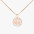 Messika Lucky Move PM Necklace Pink Gold Cubic Zirconia