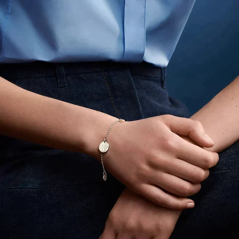 Hermes Ex-Libris Pendant Bracelet