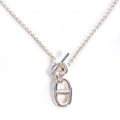 Hermes HM Chaine D'Ancre Pendant Necklace Sterling Silver