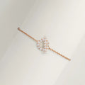 Hermes Finesse Pink Gold Cubic Zirconia Bracelet