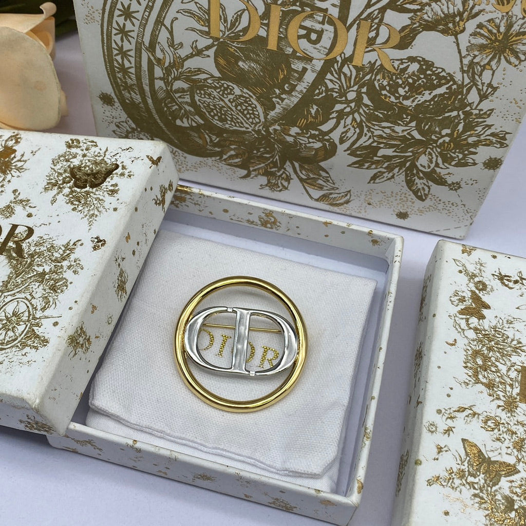 Dior CD Brooch 177770