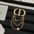 Dior CD Brooch 181708