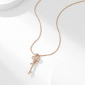 Tiffany Tiffan Key Woven Cubic Zirconia Necklace
