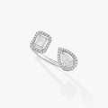 Messika My Twin Toi & Moi Silver Cubic Zirconia Ring