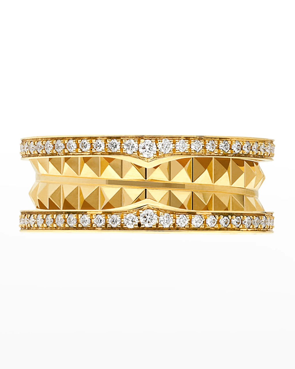 Bvlgari Zero 1 Gold Cubic Zirconia Ring
