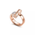 Tiffany T1 Wide 4.5MM Cubic Zirconia Ring