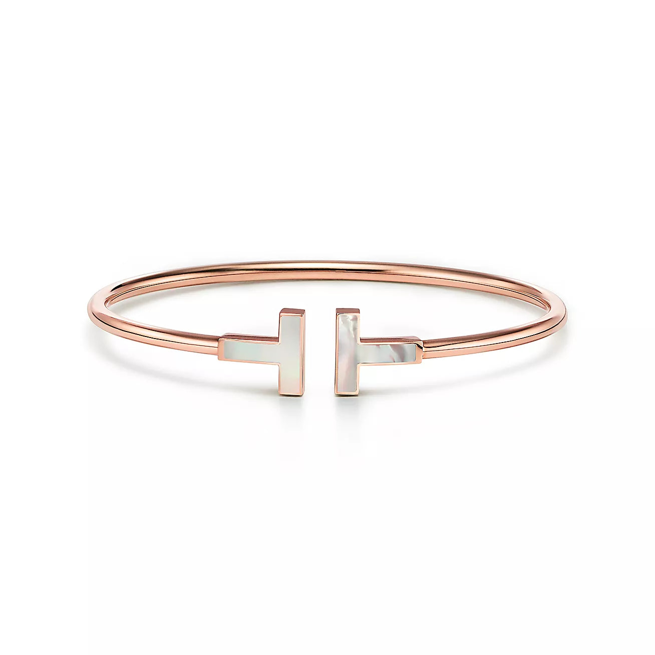 Tiffany T Bracelet 1.8MM Turquoise Pink Gold
