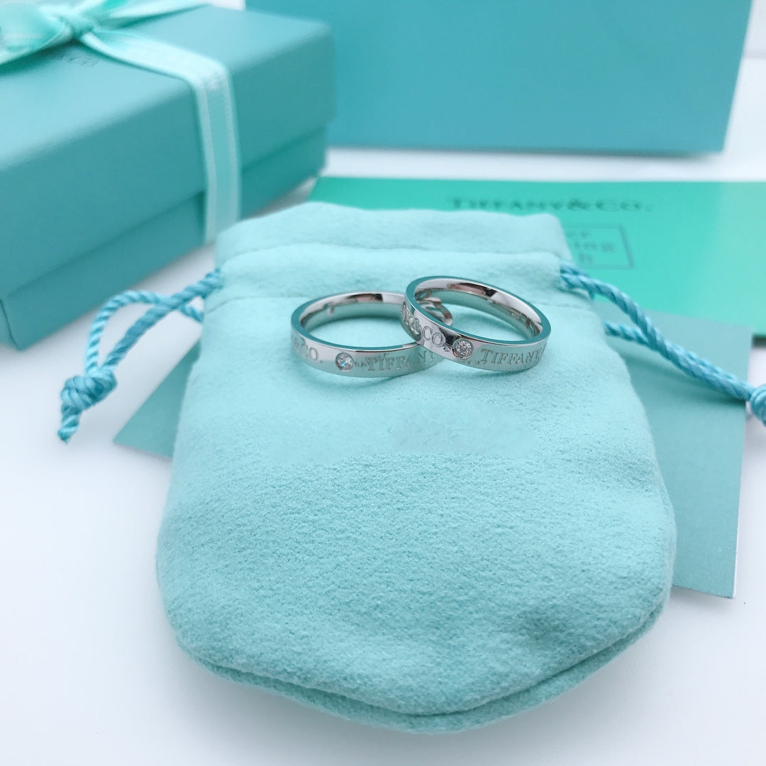 Tiffany Three-Cubic Zirconia Ring