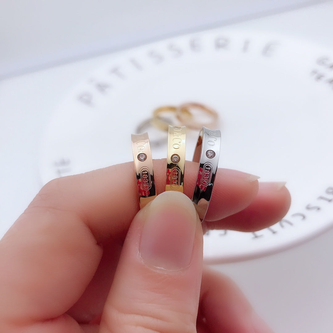 Tiffany Double Cubic Zirconia Ring