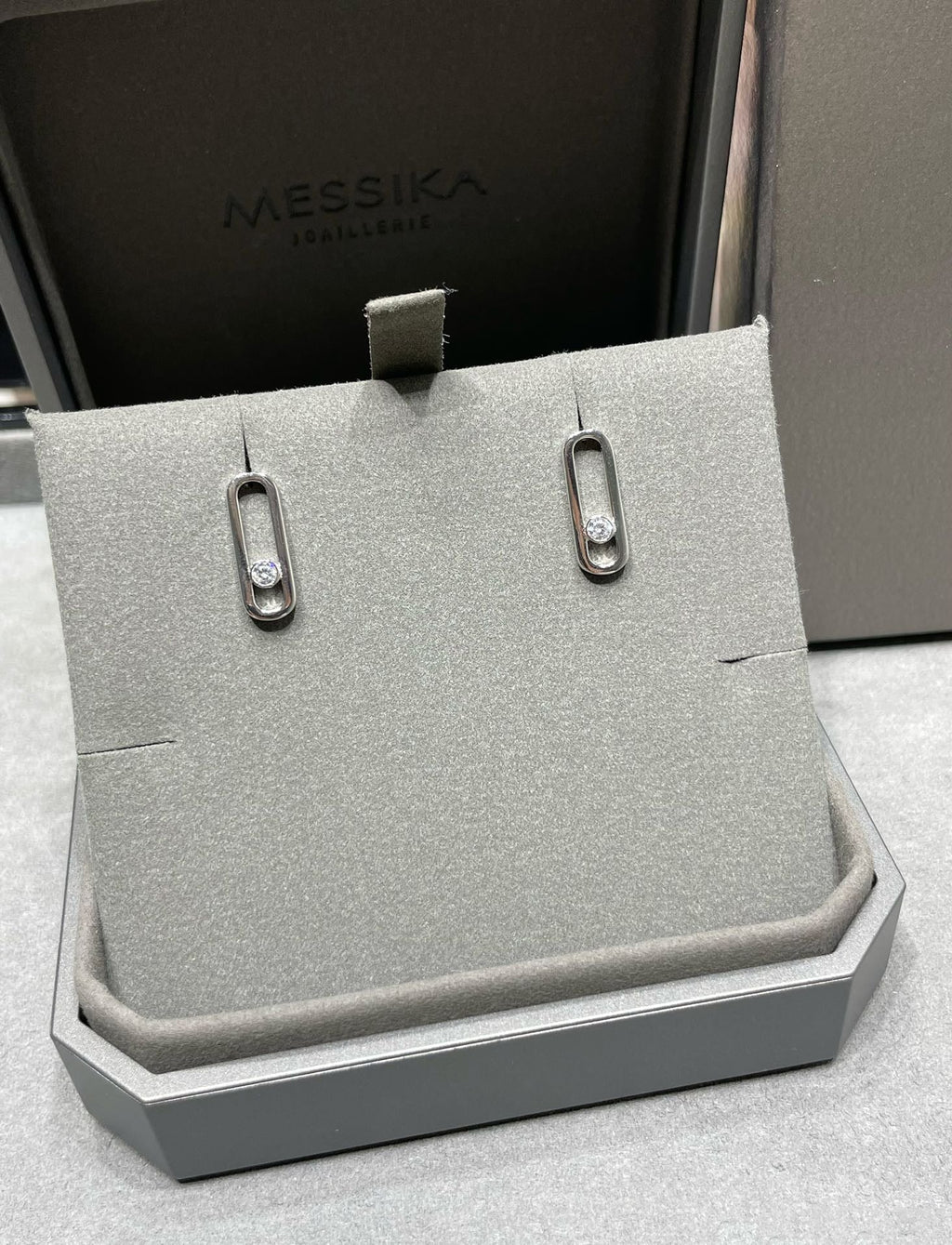 Messika Move Uno Small 1 Cubic Zirconia Earrings