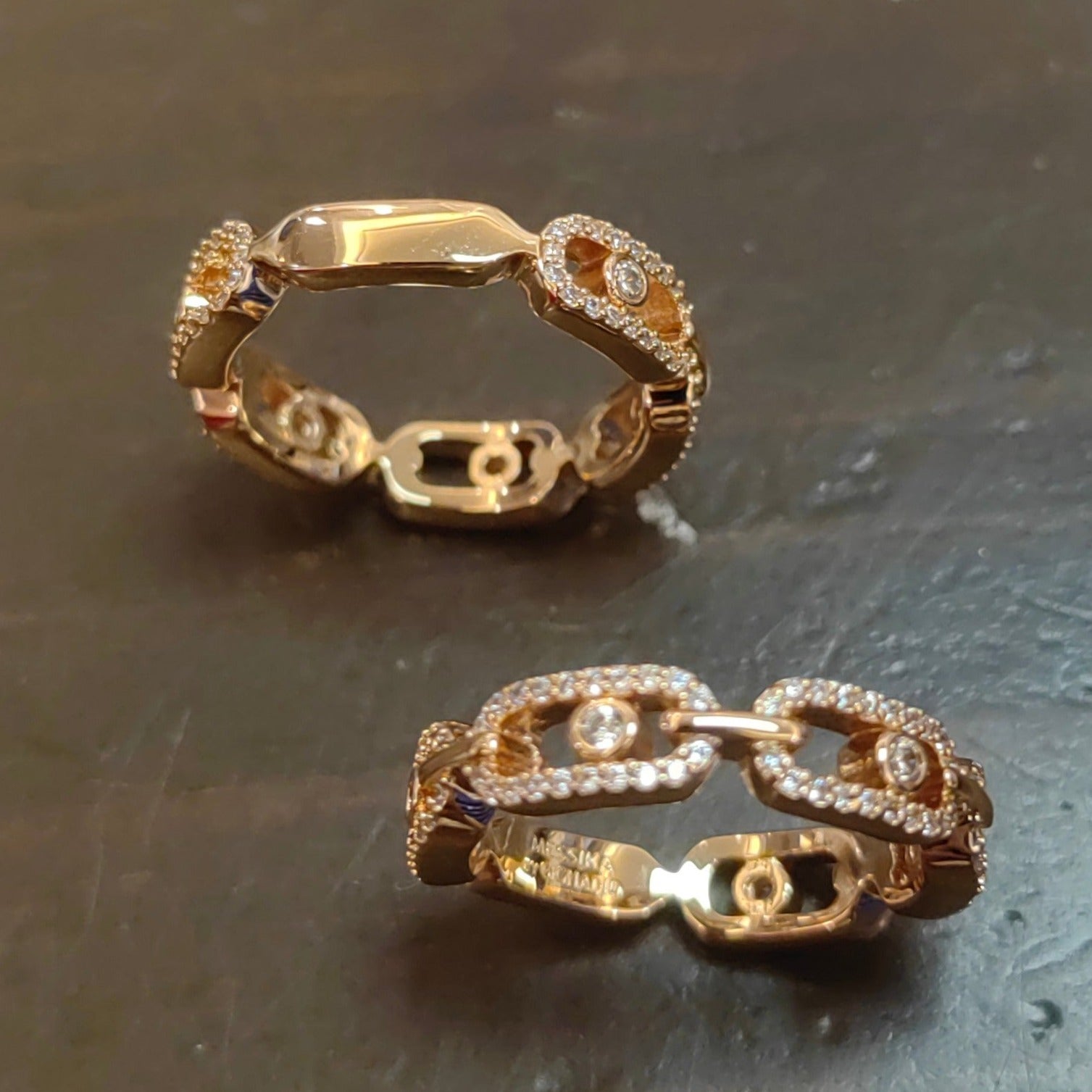 Messika Move Link Paved Cubic Zirconia Ring