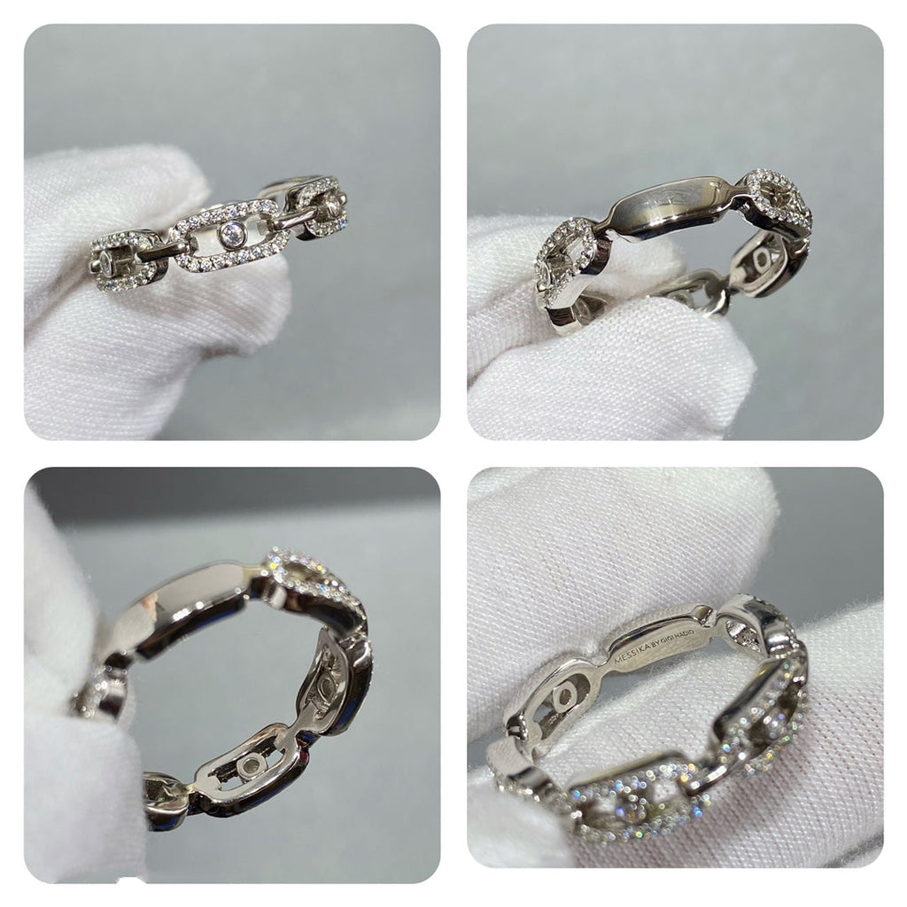 Messika Move Link Paved Cubic Zirconia Ring