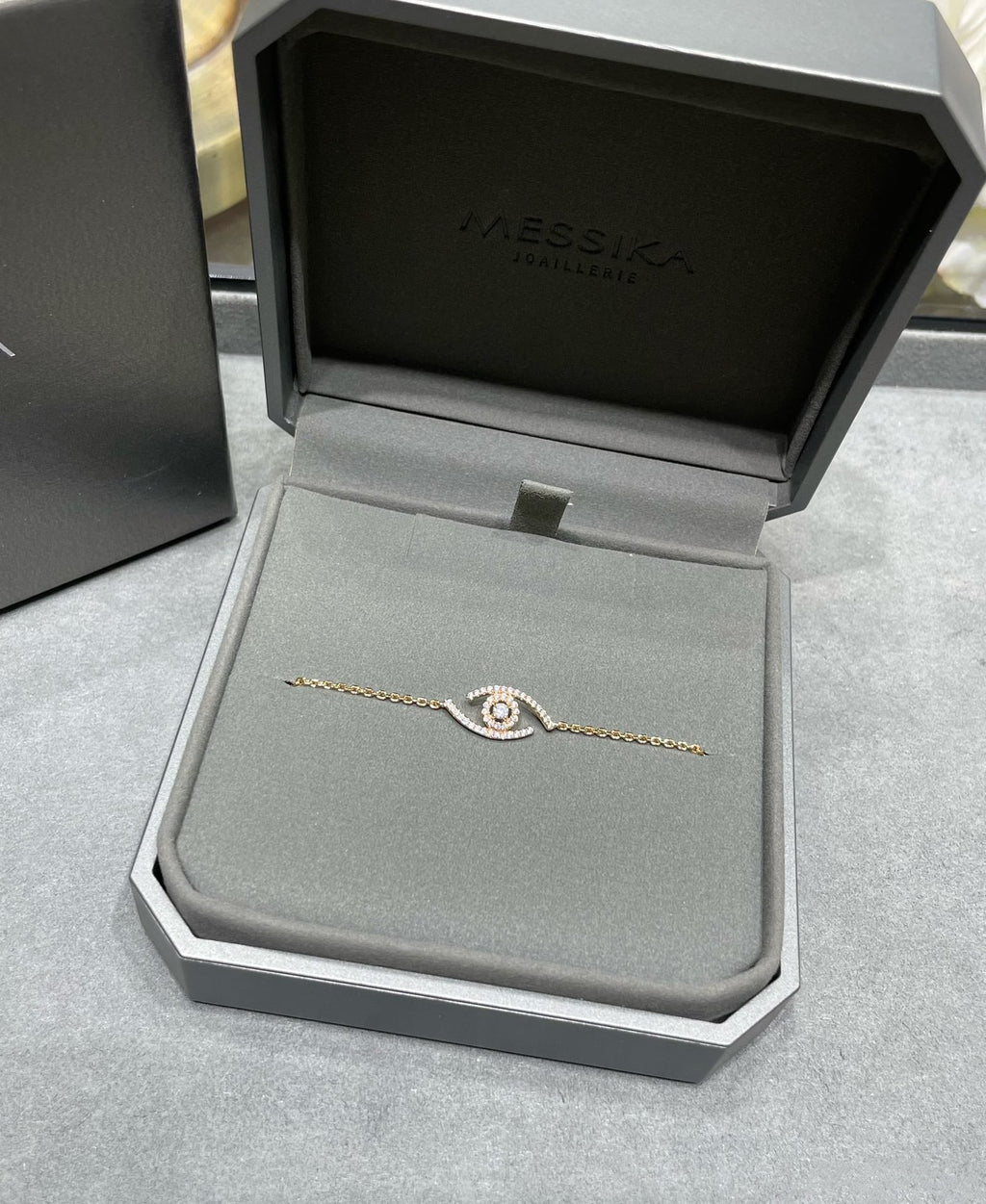 Messika Lucky Eye Paved Cubic Zirconia Bracelet