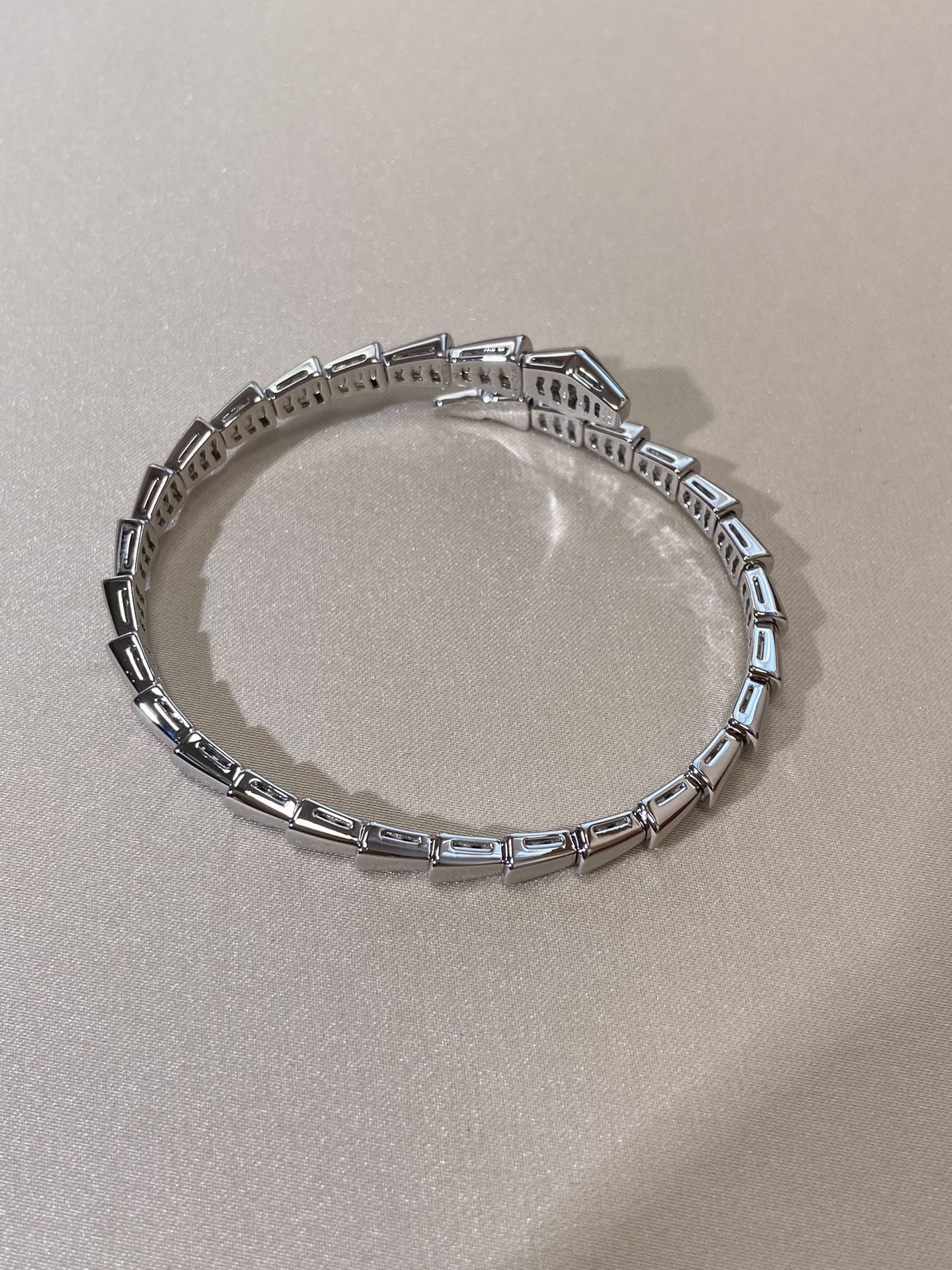 Bvlgari Serpenti Viper Silver Bracelet