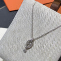 Hermes Chaine HM Diamond Pig Nose Necklace