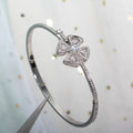 Bvlgari Fiorever Cubic Zirconia Silver Bracelet